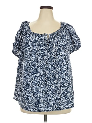 St. John's Bay Short Sleeve Blouse (view 1)