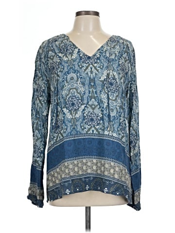 Ecru Long Sleeve Blouse (view 1)