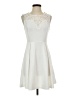 White Mark Solid Ivory Cocktail Dress Size XS (estimated) - photo 1