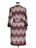 ModCloth Chevron-herringbone Multi Color Burgundy Casual Dress Size XL - photo 2