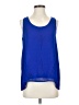Pixley 100% Polyester Blue Sleeveless Blouse Size S - photo 1