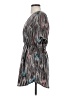 Mimi Chica 100% Polyester Paisley Gray Casual Dress Size S - photo 5