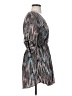 Mimi Chica 100% Polyester Paisley Gray Casual Dress Size S - photo 4