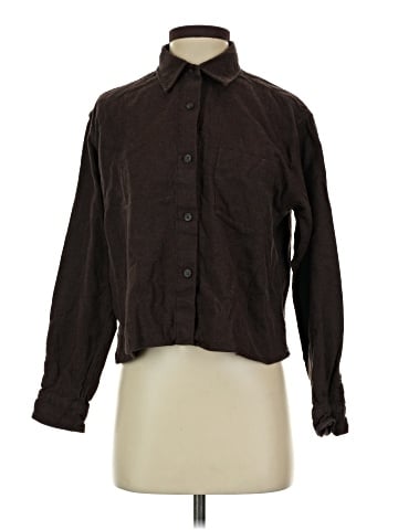 Uniqlo Long Sleeve Button-Down Shirt (view 1)