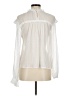 oasis 100% Polyester Ivory Long Sleeve Blouse Size 8 - photo 2