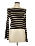 Romwe 100% Polyester Stripes Black Cardigan Size L - photo 1