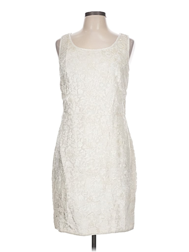Pre-owned Unbranded Cocktail Dress In Ivory