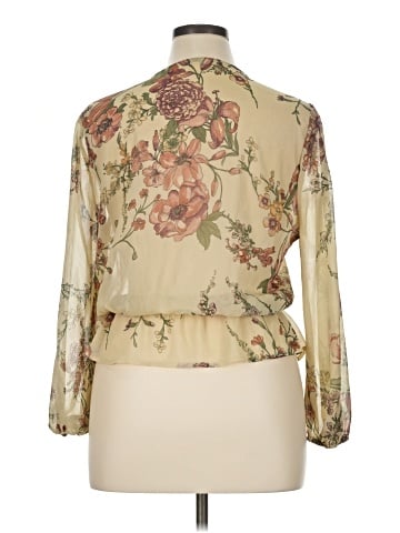 Lily White 3/4 Sleeve Blouse (view 2)