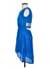 Blu Pepper 100% Polyester Solid Blue Casual Dress Size S - photo 5