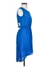 Blu Pepper 100% Polyester Solid Blue Casual Dress Size S - photo 4