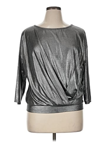 Wrapper 3/4 Sleeve Top (view 1)
