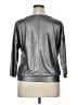 Wrapper Metallic Silver 3/4 Sleeve Top Size XL - photo 2