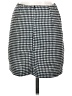 Eyeshadow Houndstooth Gray Casual Skirt Size 1 - photo 2