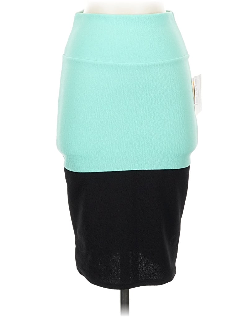 Pre-owned Lularoe Casual Skirt In Teal