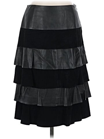 Etcetera Leather Skirt (view 1)