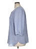 Not Your Daughter's Jeans 100% Polyester Blue 3/4 Sleeve Blouse Size 1X - photo 5