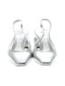 Zara Metallic Silver Heels Size EU 38 - photo 2