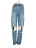 American Eagle Outfitters Graphic Blue Jeans Size 000 short - photo 1