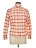 Shyanne Plaid Orange Long Sleeve Button-Down Shirt Size L - photo 1