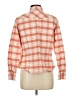 Shyanne Plaid Orange Long Sleeve Button-Down Shirt Size L - photo 2