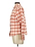 Shyanne Plaid Orange Long Sleeve Button-Down Shirt Size L - photo 5