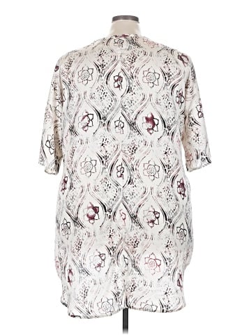 Melissa McCarthy Seven7 3/4 Sleeve Blouse (view 2)
