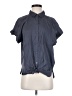 Splendid Gray Short Sleeve Blouse Size S - photo 1