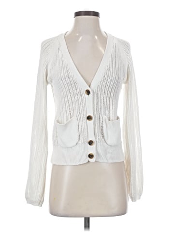 White + Warren Cardigan (view 1)