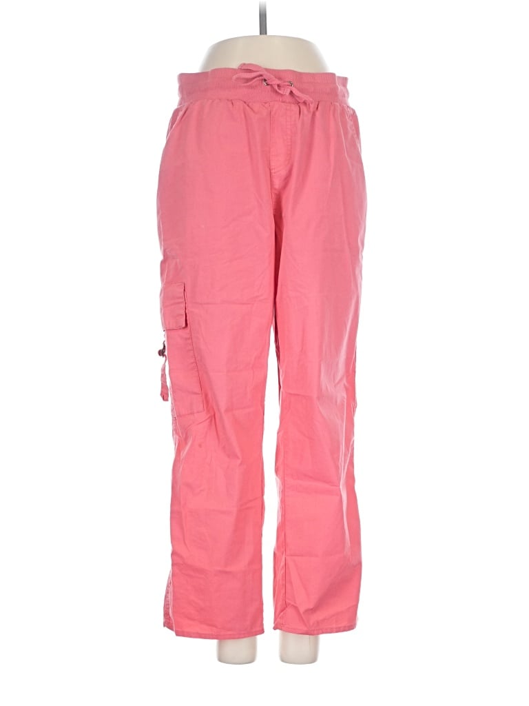 Pre-owned Emily Daniels Cargo Pants In Pink