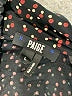 Paige 100% Viscose Floral Black Long Sleeve Blouse Size L - photo 7