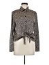 Maison d' Amelie Black Long Sleeve Blouse Size M - photo 1