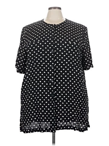 Elisabeth by Liz Claiborne Short Sleeve Blouse (view 1)