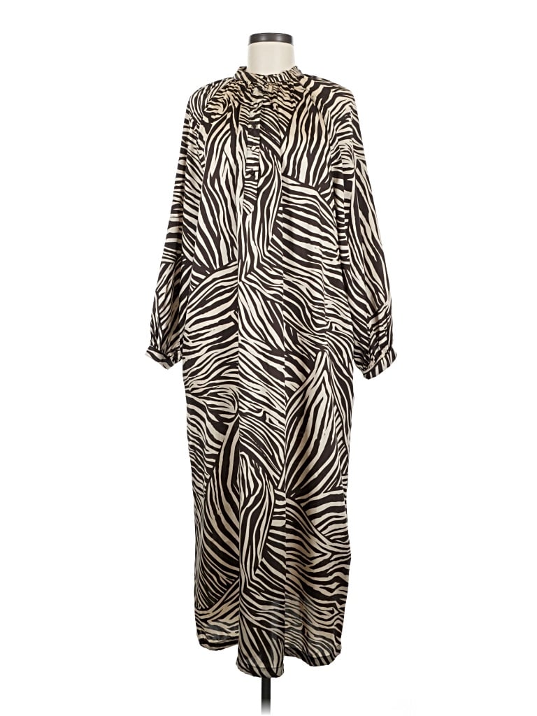 Pre-owned H&m Casual Dress In Silver