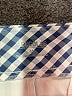 Acegolfs Checkered-gingham Blue Casual Pants Size M - photo 7