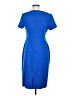 Talbots Solid Blue Casual Dress Size 6 - photo 2