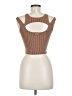 OTB 100% Cotton Brown Sleeveless Top Size 1 - photo 2
