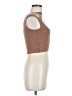 OTB 100% Cotton Brown Sleeveless Top Size 1 - photo 4