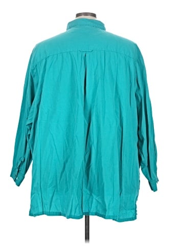 Silhouettes 3/4 Sleeve Button-Down Shirt (view 2)
