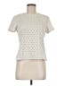Croft & Barrow Polka Dots Ivory Short Sleeve Turtleneck Size M (petite) - photo 1