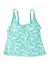 Beach House Teal Swimsuit Top Size 18 - photo 1