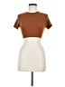 SKIMS Brown Short Sleeve Turtleneck Size M - photo 1