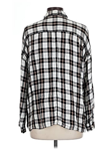 Max Studio Long Sleeve Button-Down Shirt (view 2)