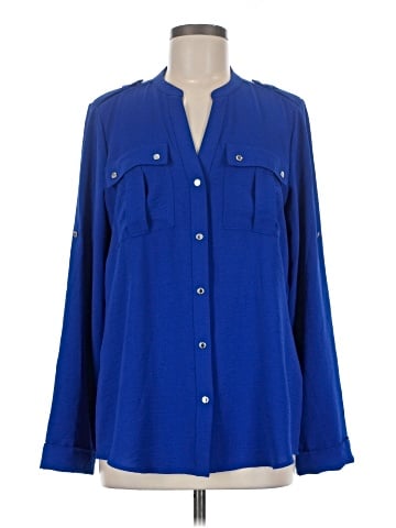 Calvin Klein Long Sleeve Blouse (view 1)