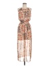 En Focus Studio Floral Orange Casual Dress Size 6 - photo 1