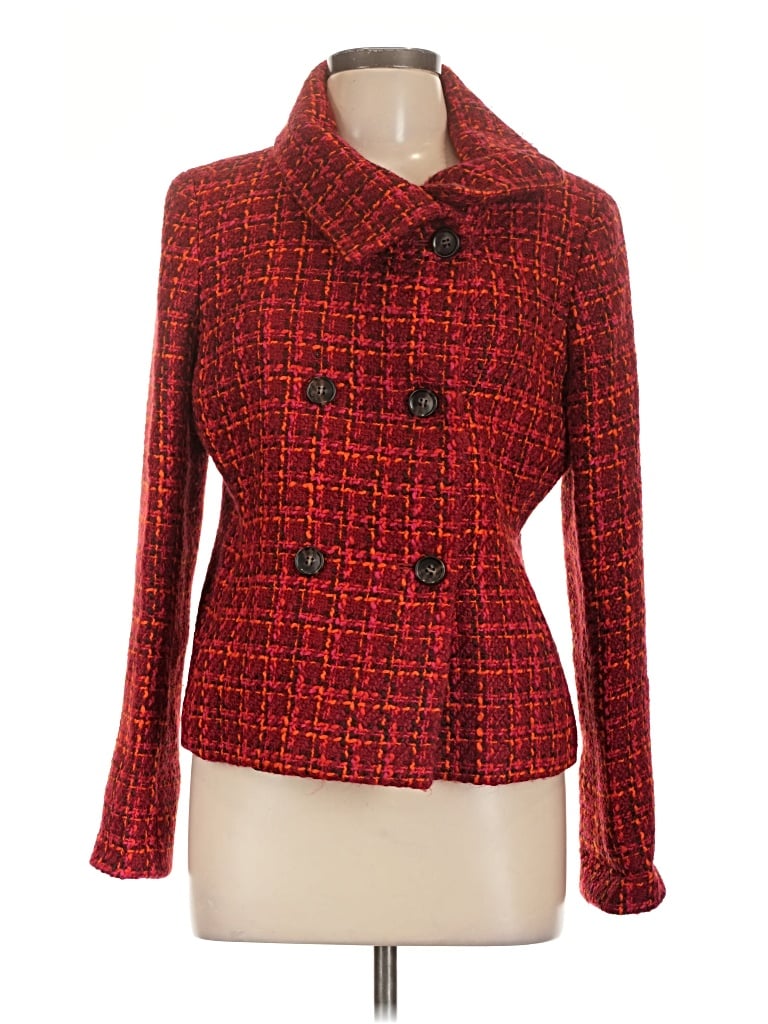 Pre-owned Talbots Coat In Red