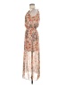 En Focus Studio Floral Orange Casual Dress Size 6 - photo 5