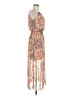 En Focus Studio Floral Orange Casual Dress Size 6 - photo 4