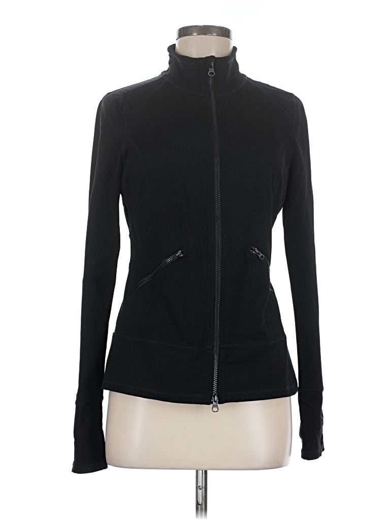 Pre-owned Zella Track Jacket In Black