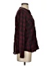 Rails Plaid Burgundy Long Sleeve Blouse Size S - photo 4