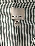 Industry 100% Rayon Stripes Green Short Sleeve Blouse Size M - photo 7